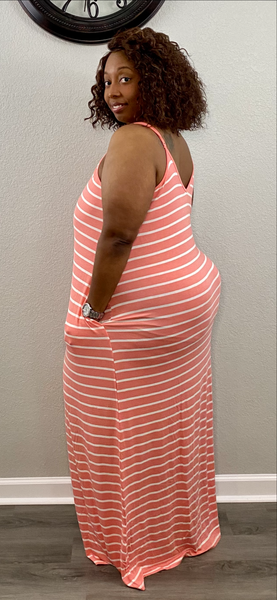 Stripe Me Down Maxi Dress | 2 Colors (Regular Size)